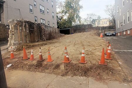 Site preparation completed and now ready for new construction.